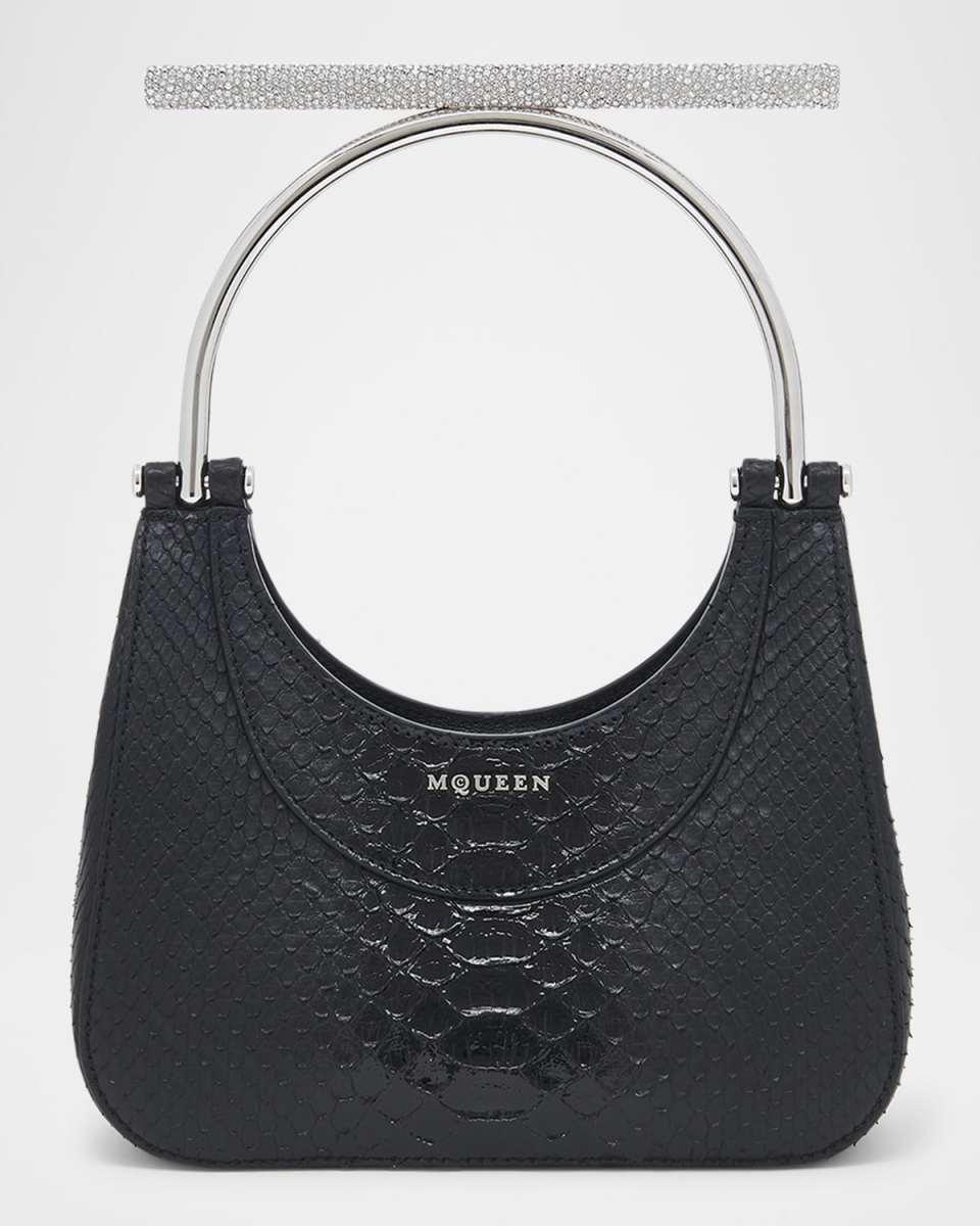 Mini T-Bar Python Top-Handle Bag